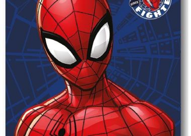 Κουβέρτα Κούνιας Fleece 100x140εκ. Marvel Spiderman 29 Blue Digital Print DimCol - DimCol - 