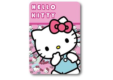 Κουβέρτα Κούνιας Fleece 100x140εκ. Sanrio Hello Kitty 34 Pink Digital Print DimCol - DimCol - 