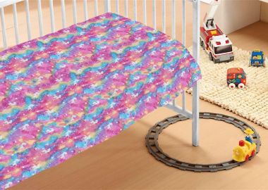 Κουβέρτα Κούνιας Φωσφοριζέ Fleece 110x140εκ. Unicorn DimCol - DimCol - 