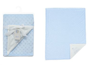 Κουβέρτα Minky Αγκαλιάς-Λίκνου 75x100εκ. Prince 33 Sky Blue Dimcol - DimCol - 