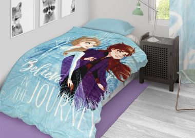 Κουβέρτα Μονή Βελουτέ 160x220εκ. Frozen 502 Disney DimCol - DimCol - 