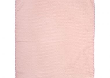Κουβέρτα Πικέ Με Κέντημα bebe Stork 192 80X110 Pink 100% Cotton - Dimcol - 
