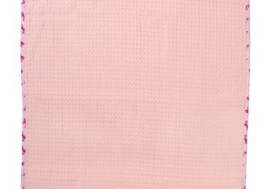 Κουβέρτα Πικέ Με Κέντημα bebe Unicorn 187 80X110 Pink 100% Cotton - Dimcol - 