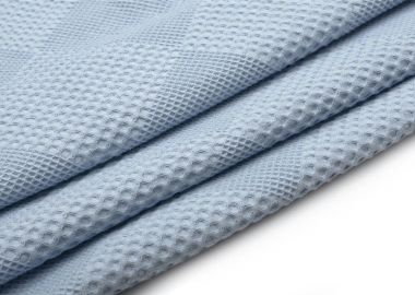 ΚΟΥΒΕΡΤΑ ΠΙΚΕ bebe Μονόχρωμη 120X150 Σιελ 100% Cotton - Dimcol - 