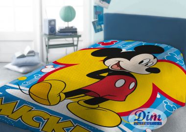 ΚΟΥΒΕΡΤΑ ΠΙΚΕ DISNEY MICKEY 565 160Χ240 Digital Print Πολύχρωμο - Dimcol - 