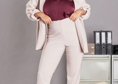 Κρεπ παντελόνι slim fit -  - 