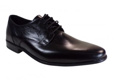 kricket Ανδρικά Παπούτσια 23Κ-6005-1 Μαύρο Δέρμα - Kricket - 