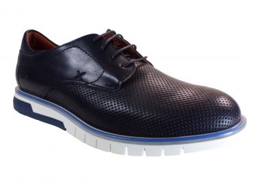 kricket Ανδρικά Παπούτσια 24K-1002-4 Μπλέ Δέρμα - Kricket - 