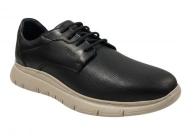 kricket Ανδρικά Παπούτσια Sneakers WOW 7025-4 ΜαύροΔέρμα - Kricket - 