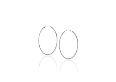 Κρίκοι σκουλαρίκια από ασήμι 925 -  - 