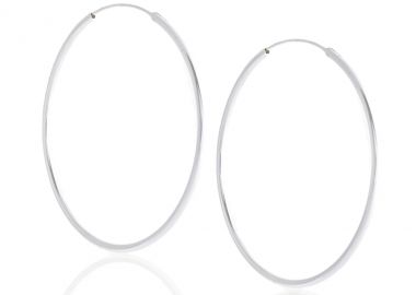 Κρίκοι σκουλαρίκια από ασήμι 925 -  - 