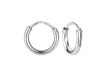 Κρίκοι σκουλαρίκια από ασήμι 925 -  - 