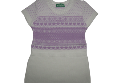 KRISTEL ΠΑΙΔΙΚΗ ΠΛΕΚΤΗ ΜΠΛΟΥΖΑ 0636 - λευκό ΛΕΥΚΟ - OEM - 