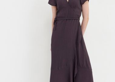 Κρουαζέ φόρεμα από βισκόζη - FUNKY BUDDHA - 