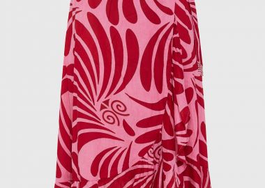 Κρουαζέ φούστα με βολάν - FUNKY BUDDHA - 