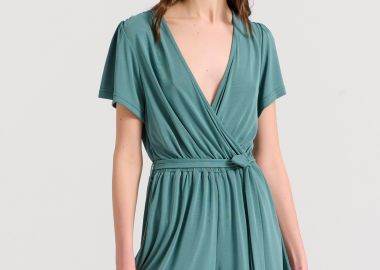 Κρουαζέ ολόσωμη φόρμα σορτς με πλαϊνό δέσιμο - FUNKY BUDDHA - 