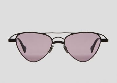 KUBORAUM Ανδρικό Γκρι Tear Shaped Sunglasses - KUBORAUM - 