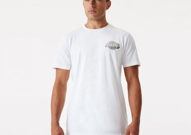 LA LAKERS METALLIC T-SHIRT ΑΣΠΡΟ - NEW ERA - 