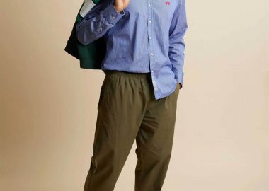 La Martina ανδρικό casual παντελόνι poplin Straight Relaxed Fit 