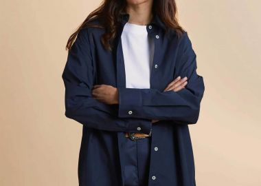 La Martina γυναικείο μακρύ πουκάμισο poplin Oversized Fit 