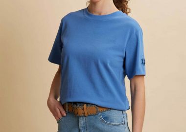 La Martina γυναικείο T-shirt με κεντημένο λογότυπο στο μανίκι Boxy Fit 