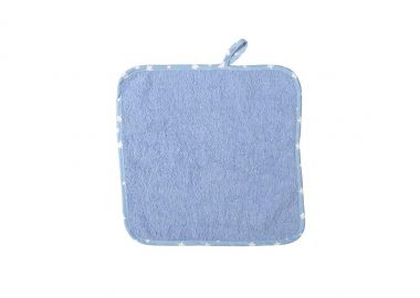 Λαβέτα Ώμου Βαμβακερή 02 Σιέλ 30x30εκ. DimCol - DimCol - 