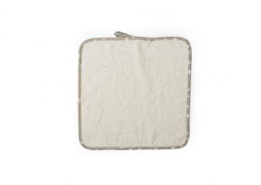 Λαβέτα Ώμου Βαμβακερή 40 Εκρού-Έλεφαντ 30x30εκ. DimCol - DimCol - 