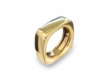 LABRIORO Δαχτυλίδι από Ασήμι 925 Gold Art.1047 - Labrioro - 