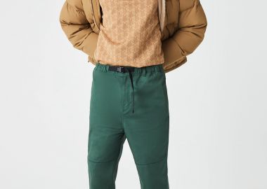 Lacoste ανδρικό chino παντελόνι μονόχρωμο - HH0057 Κυπαρισσί - LACOSTE - 