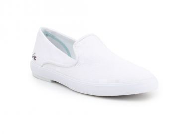 Lacoste Cherre Πάνινα Γυναικεία Slip-On Λευκά 31CAW0106001 - Lacoste - 