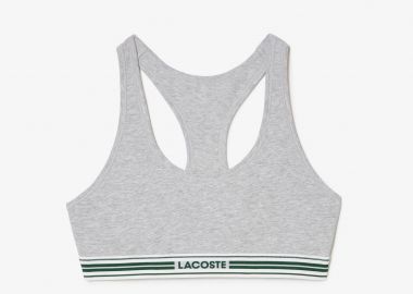 Lacoste γυναικείο εσώρουχο bralette με λογότυπο - IF8179-00 Γκρι - LACOSTE - 