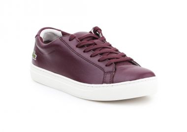 Lacoste L.12.12 317 1 Caw Γυναικεία Sneakers Μπορντό 34CAW0016FD8 - Lacoste - 