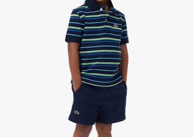 Lacoste παιδικό σορτς με λογότυπο - GJ0778 Μπλε Σκούρο - LACOSTE - 