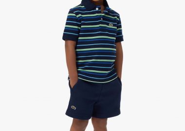 Lacoste παιδικό σορτς με λογότυπο - GJ0778 Μπλε Σκούρο - LACOSTE - 