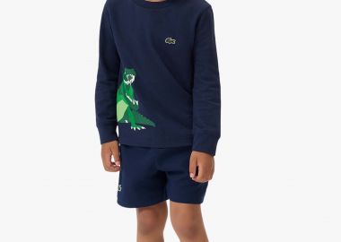 Lacoste παιδικό σορτς Ultra Dry με λογότυπο - GJ0822 Μπλε Σκούρο - LACOSTE - 