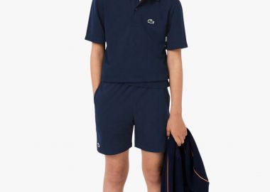 Lacoste παιδικό σορτς Ultra Dry με λογότυπο - GJ0829 Μπλε Σκούρο - LACOSTE - 