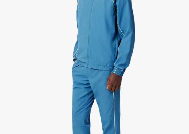 Lacoste σετ ανδρική φόρμα αδιάβροχη με contrast ρίγα και λογότυπο Regular Fit - WH0265 Μπλε Mirage - LACOSTE - 