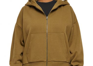 Ladies Boxy Zip Hoody Urban Classics TB6131-02438 summerolive - Urban Classics - 