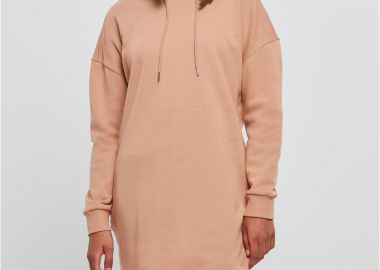 Ladies Organic Oversized Terry Hoody Dress UC Curvy TB4094 amber - Urban Classics - 