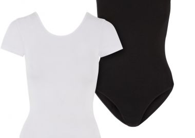 Ladies Organic Stretch Jersey Body 2-Pack Urban Classics TB6170A white+black - Urban Classics - 