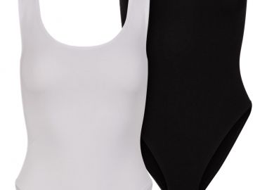 Ladies Organic Tank Body 2-Pack Urban Classics TB6172A white+black - Urban Classics - 