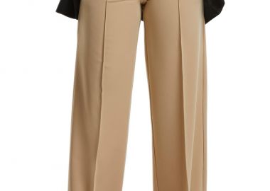 Ladies Wide Pleated Pants Urban Classics TB6843-03738 Unionbeige - Urban Classics - 
