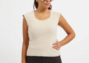 Lamina γυναικεία χνουδωτή μπλούζα - SOU - 