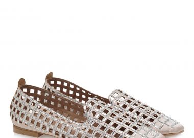 LARA CONTE MADRID Γυναικεία Παπούτσια Γόβες -Μπαλαρίνες 28B-609 Off White Ασημί U128B60914C6 - LARA CONTE MADRID - 