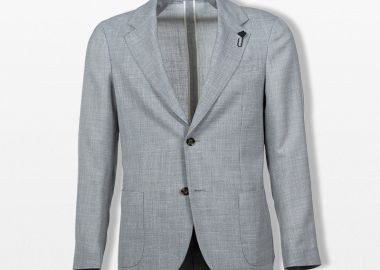 LARDINI Ανδρικό Γκρι Roma Blazer - LARDINI - 