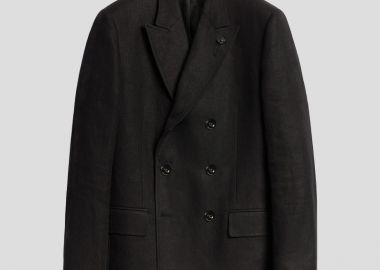 LARDINI Ανδρικό Μαύρο Man Jacket Attitude Drop 7 Reg - LARDINI - 