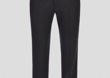 LARDINI Ανδρικό Μαύρο Monotone Trousers Black - LARDINI - 