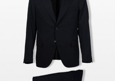 LARDINI Ανδρικό Μαύρο Tailored Blazer - LARDINI - 
