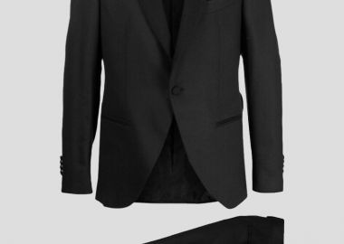 LARDINI Ανδρικό Μαύρο Two-Piece Suit Black - LARDINI - 