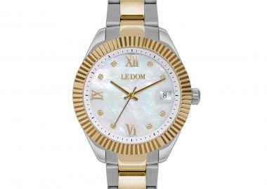 LE DOM Harmony Crystals - LD.1502-2, Silver case with Stainless Steel Bracelet - Le Dom - 